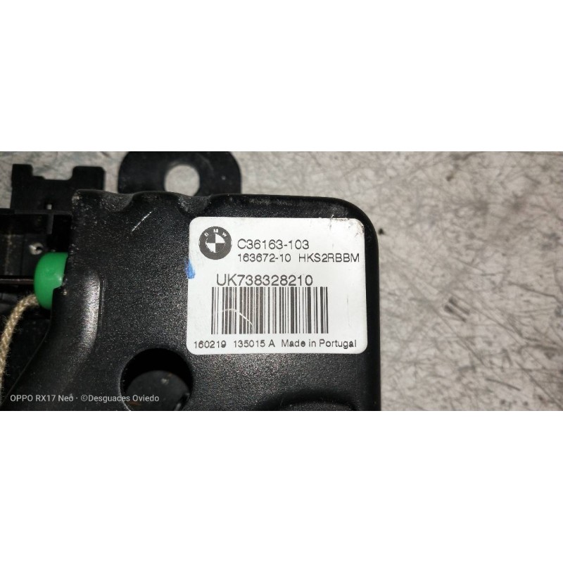 Recambio de motor cierre centralizado porton para bmw serie x1 (f48) sdrive18d referencia OEM IAM UK738328210 C36163103 