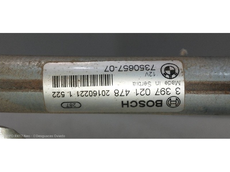 Recambio de motor limpia delantero para bmw serie x1 (f48) sdrive18d referencia OEM IAM 0390243525 3397021478 735065707 