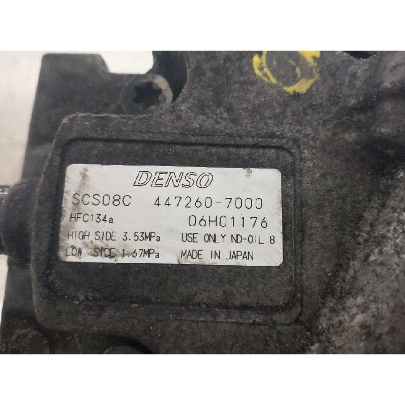 Recambio de compresor aire acondicionado para fiat doblo (119) 1.9 jtd cat referencia OEM IAM 4472607000 SCS08C 