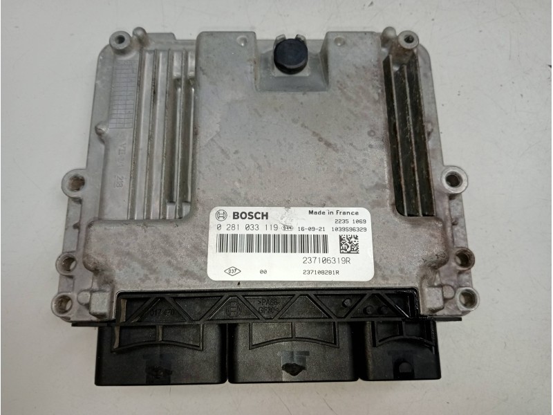 Recambio de centralita motor uce para renault clio iv limited referencia OEM IAM 0281033119 237106319R 237108281R