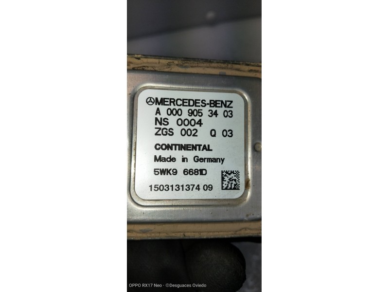 Recambio de sonda lambda para mercedes clase e (w212) lim. e 220 bluetec (212.001) referencia OEM IAM A0009053403 5WK96681D 