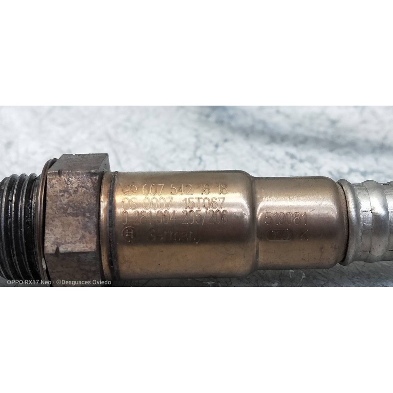 Recambio de sonda lambda para mercedes clase e (w212) lim. e 220 bluetec (212.001) referencia OEM IAM 0281004205 0075421618 