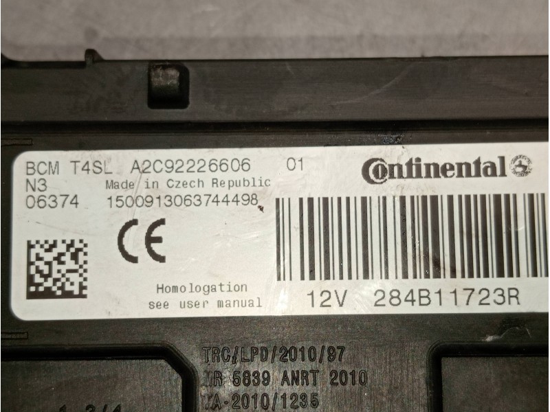 Recambio de modulo electronico para renault clio iv limited referencia OEM IAM A2C92226606 06374 