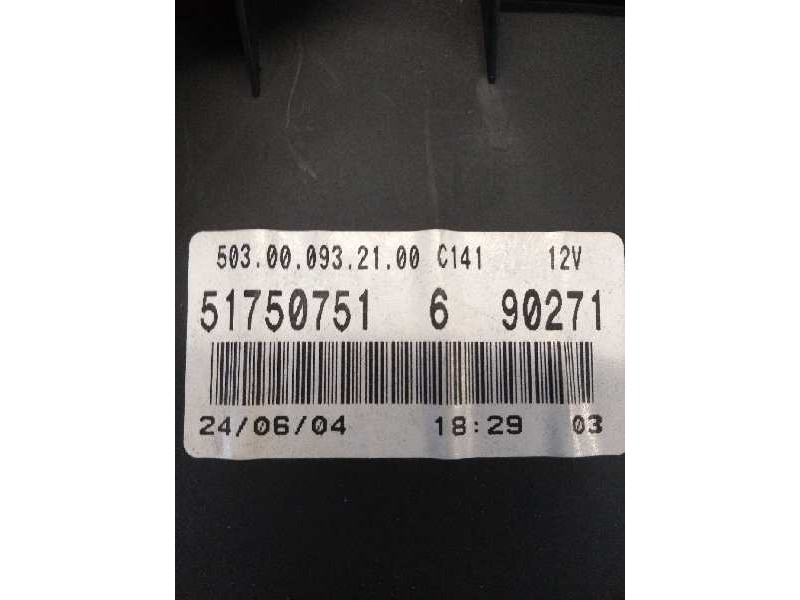 Recambio de cuadro instrumentos para fiat doblo (119) 1.3 16v jtd active multijet referencia OEM IAM 51750751 6 90271 5030009321