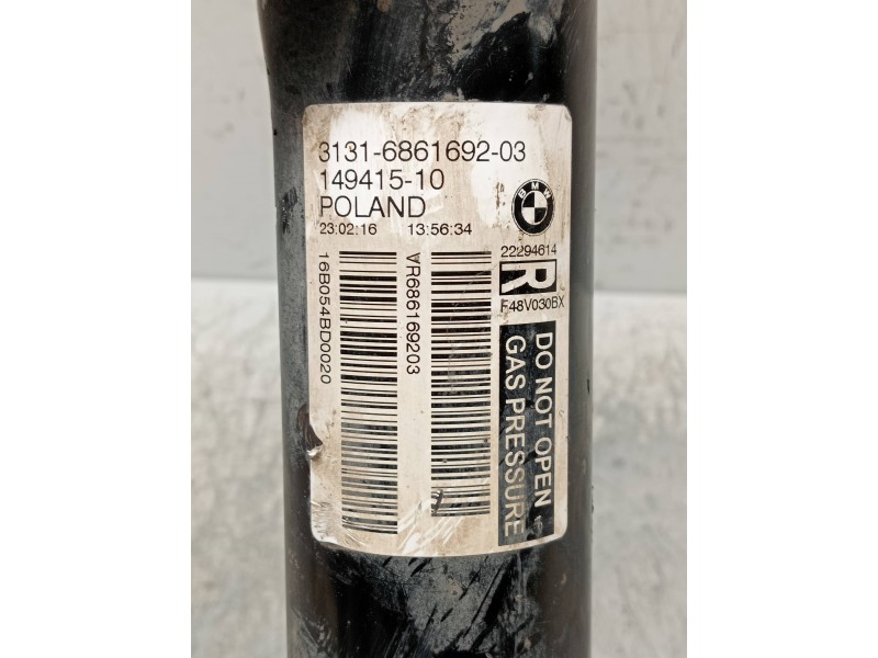 Recambio de amortiguador delantero derecho para bmw serie x1 (f48) sdrive18d referencia OEM IAM 3131686169203 14941510 