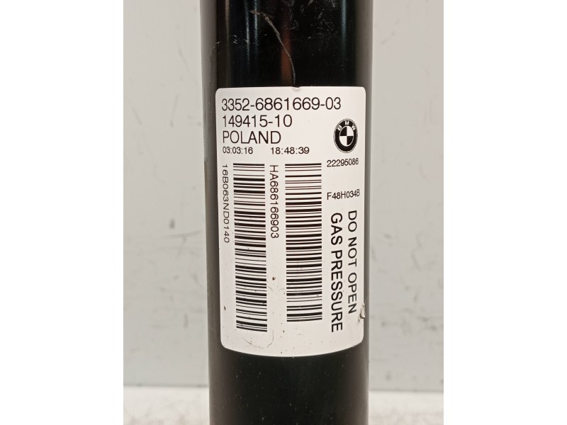 Recambio de amortiguador trasero derecho para bmw serie x1 (f48) sdrive18d referencia OEM IAM 3352686166903 14941510 