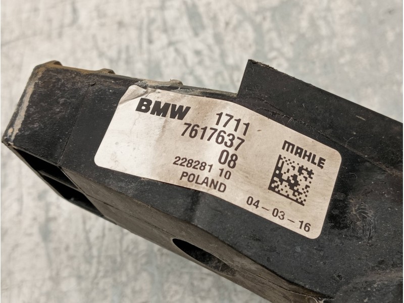 Recambio de radiador agua para bmw serie x1 (f48) sdrive18d referencia OEM IAM 17117617637 22828110 7617637