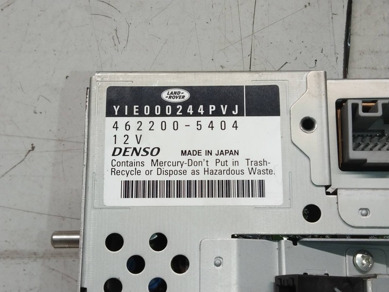 Recambio de pantalla multifuncion para land rover discovery v6 td s referencia OEM IAM 4622005404 YIE000244PVJ 