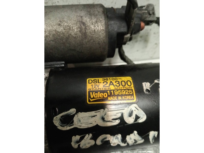 Recambio de motor arranque para kia cee´d concept referencia OEM IAM 361002A300  