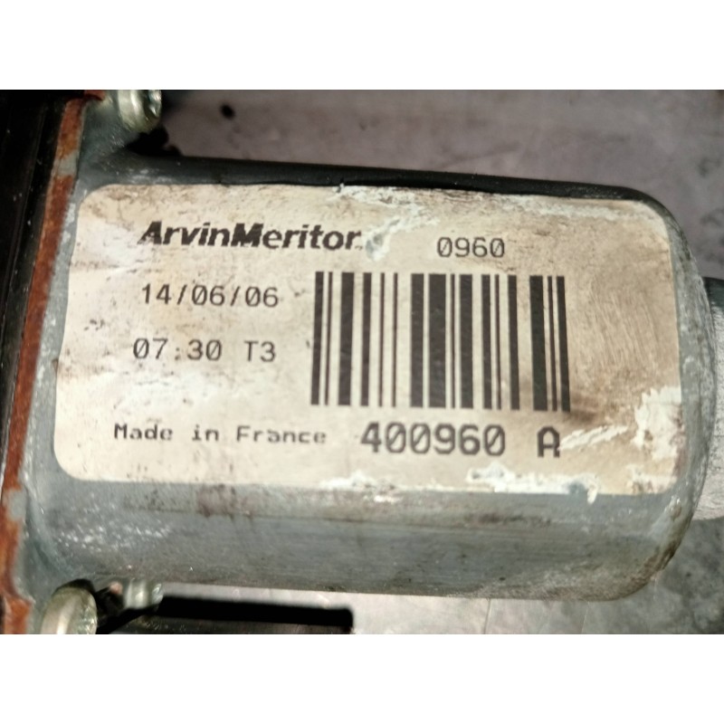 Recambio de elevalunas delantero derecho para peugeot expert kasten komfort confort acristalato referencia OEM IAM 400960A 0960 