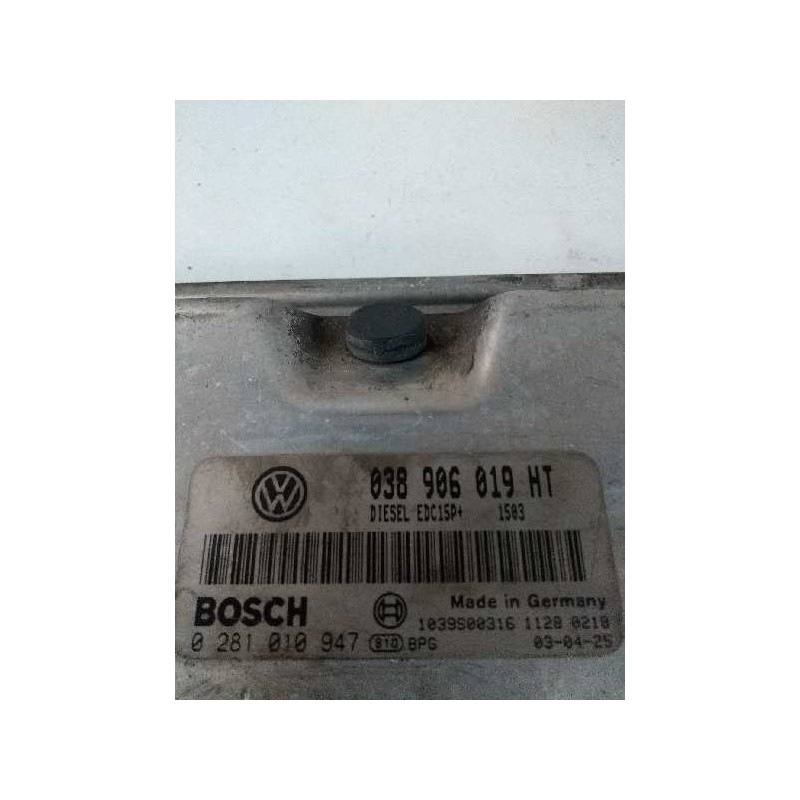Recambio de centralita motor uce para seat ibiza (6l1) 1.9 tdi referencia OEM IAM 0281010947 038906019HT EDC15P
