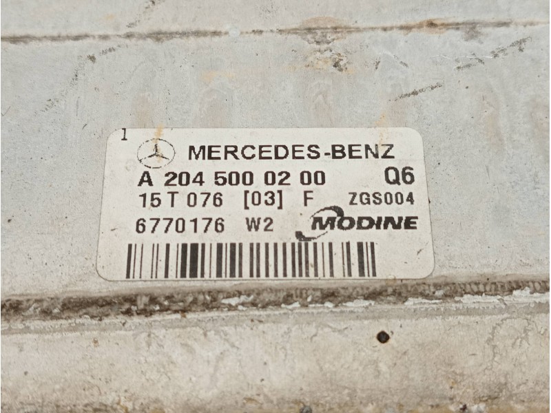 Recambio de intercooler para mercedes clase e (w212) lim. e 220 bluetec (212.001) referencia OEM IAM A2045000200  