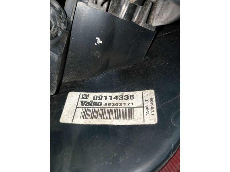 Recambio de piloto trasero izquierdo para opel corsa c club referencia OEM IAM 89302171  