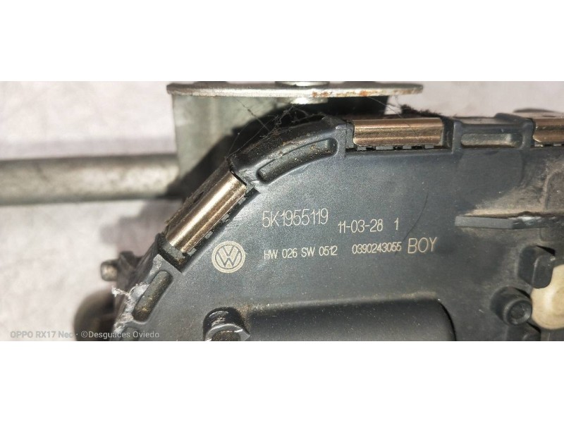 Recambio de motor limpia delantero para volkswagen golf vi (5k1) advance referencia OEM IAM 5K1955119 5K1955023 