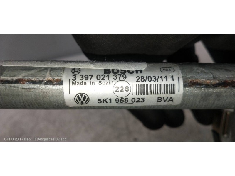 Recambio de motor limpia delantero para volkswagen golf vi (5k1) advance referencia OEM IAM 5K1955119 5K1955023 