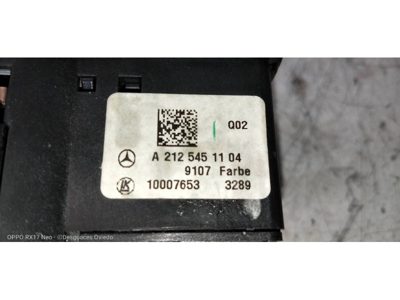 Recambio de mando luces para mercedes clase e (w212) lim. 220 cdi blueefficiency (212.002) referencia OEM IAM A2125451104  