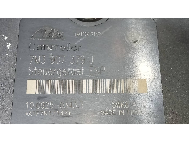 Recambio de abs para seat alhambra (7v9) reference referencia OEM IAM 10092503433 7M3907379J 3M212L580AA 5WK84132 7M3614111S 100