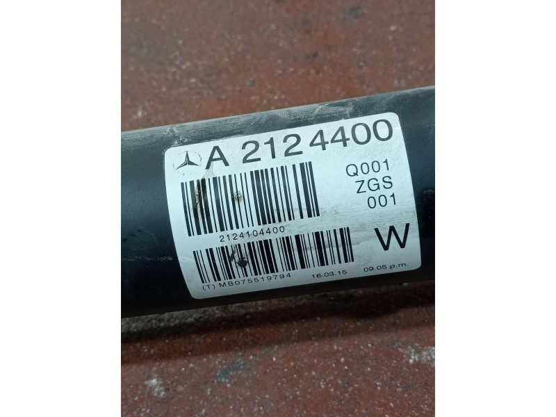 Recambio de transmision central para mercedes clase e (w212) lim. e 220 bluetec (212.001) referencia OEM IAM A2124400 212410440 