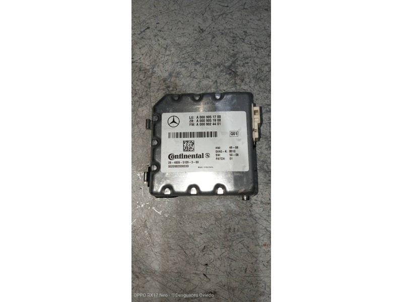 Recambio de modulo electronico para mercedes clase e (w212) lim. 220 cdi blueefficiency (212.002) referencia OEM IAM A0009051700