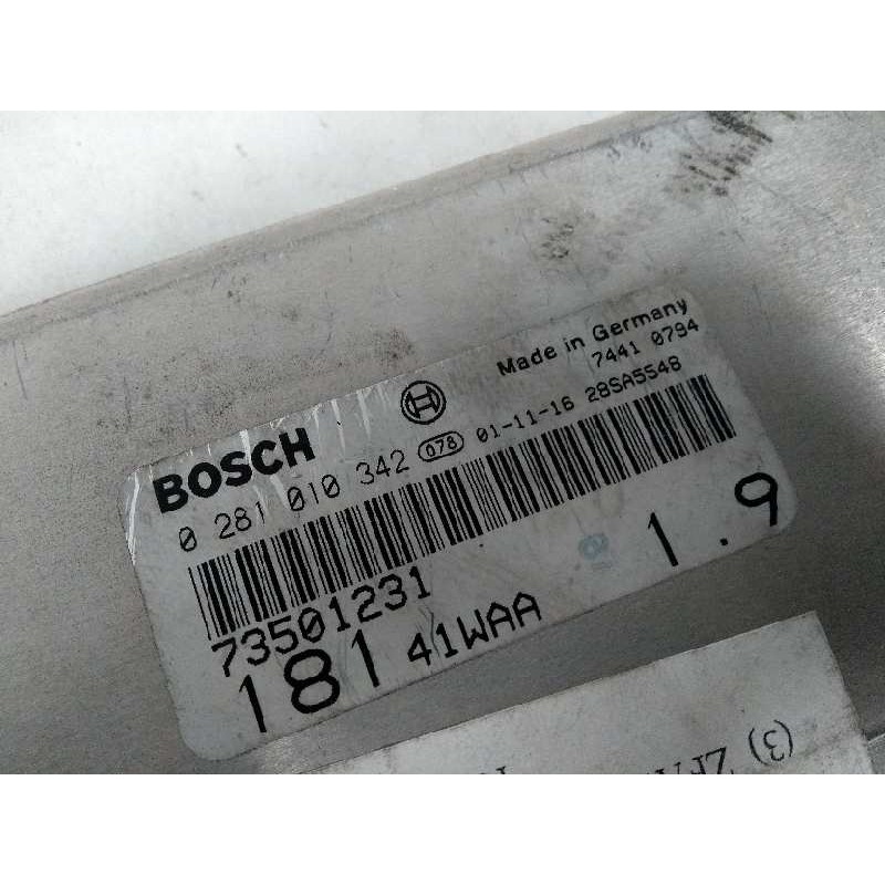 Recambio de centralita motor uce para fiat marea weekend (185) 1.9 jtd cat referencia OEM IAM 0281010342 73501231 18141WAA19