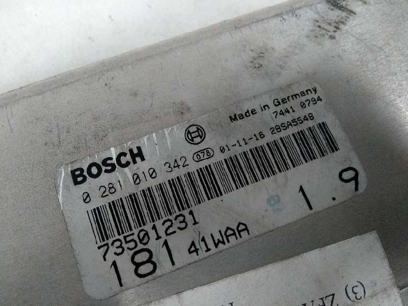Recambio de centralita motor uce para fiat marea weekend (185) 1.9 jtd cat referencia OEM IAM 0281010342 73501231 18141WAA19