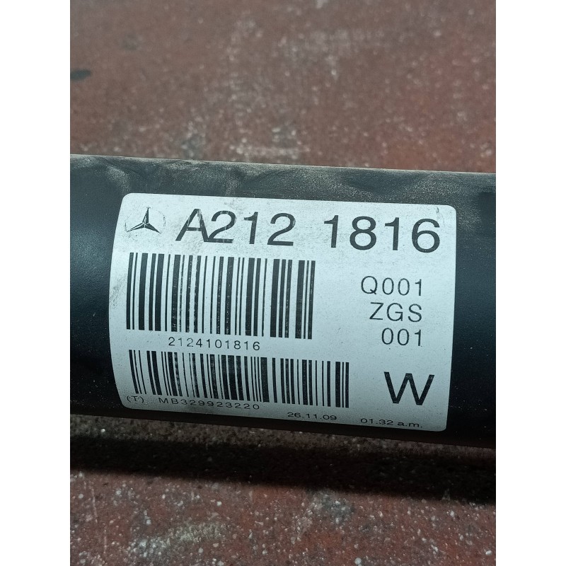 Recambio de transmision central para mercedes clase e (w212) lim. 220 cdi blueefficiency (212.002) referencia OEM IAM A2121816 2
