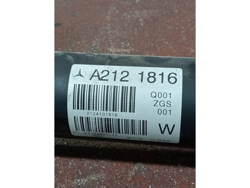 Recambio de transmision central para mercedes clase e (w212) lim. 220 cdi blueefficiency (212.002) referencia OEM IAM A2121816 2