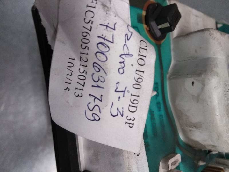 Recambio de cuadro instrumentos para renault clio i phase iii 1.9 diesel referencia OEM IAM 7700631759   Recambio de cuadro instrumentos para renault clio i phase iii 1.9 diesel referencia OEM IAM 7700631759