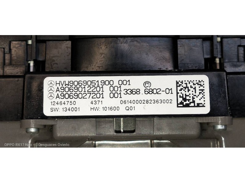 Recambio de mando multifuncion para volkswagen crafter caja cerrada caja cerrada 35 referencia OEM IAM 9069051900 A9069012201 A9