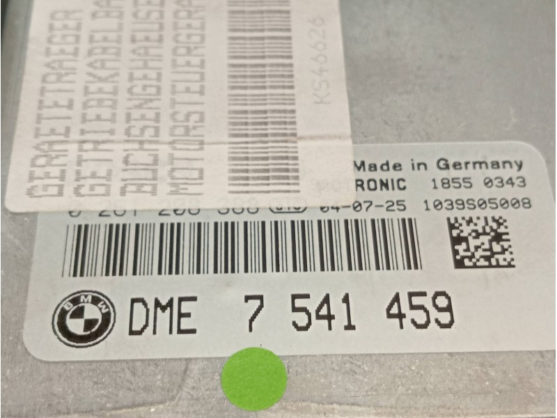 Recambio de centralita motor uce para bmw serie 3 berlina (e46) 316i referencia OEM IAM DME7541459  
