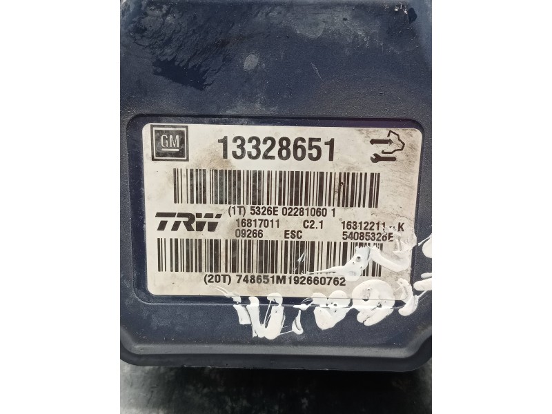 Recambio de abs para opel insignia sports tourer cosmo referencia OEM IAM 13328651 16817011 16312211K 54085326E
