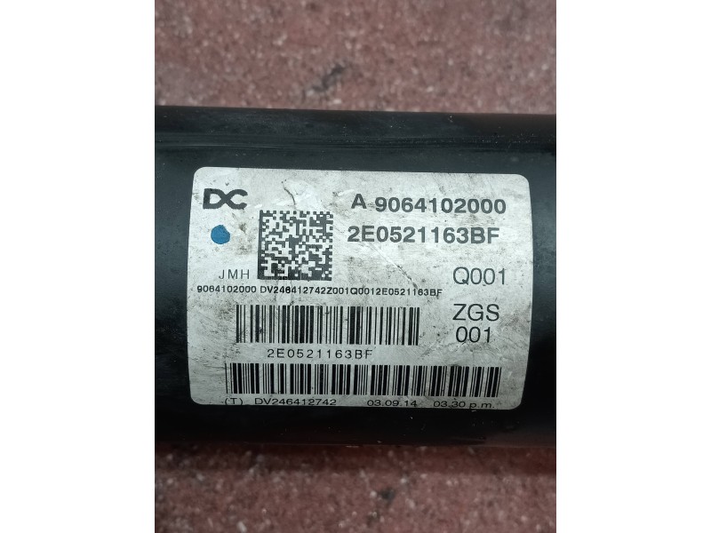 Recambio de transmision central para volkswagen crafter caja cerrada caja cerrada 35 referencia OEM IAM A9064102000 2E0521163BF 