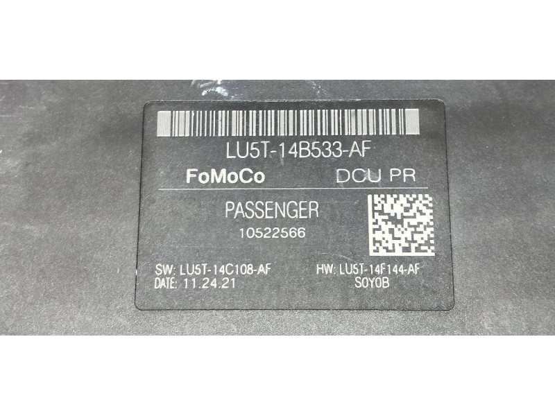 Recambio de modulo electronico para ford puma st-line referencia OEM IAM LU5T14B533AF  