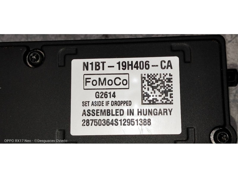 Recambio de modulo electronico para ford puma st-line referencia OEM IAM N1BT19H406CA  