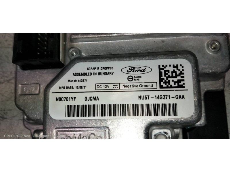 Recambio de modulo electronico para ford puma st-line referencia OEM IAM NU5T14G371GAA N0C701YF 