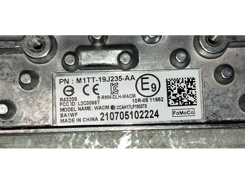 Recambio de modulo electronico para ford puma st-line referencia OEM IAM M1TT19J235AA  
