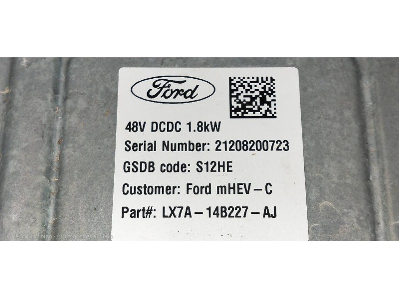 Recambio de modulo electronico para ford puma st-line referencia OEM IAM LX7A14B227AJ  