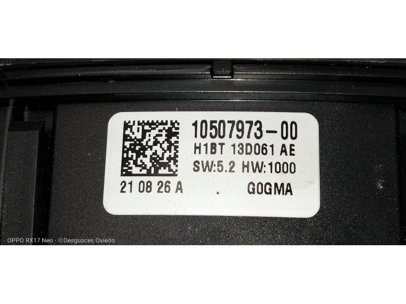 Recambio de mando luces para ford puma st-line referencia OEM IAM H1BT13D061AE 1050797300 