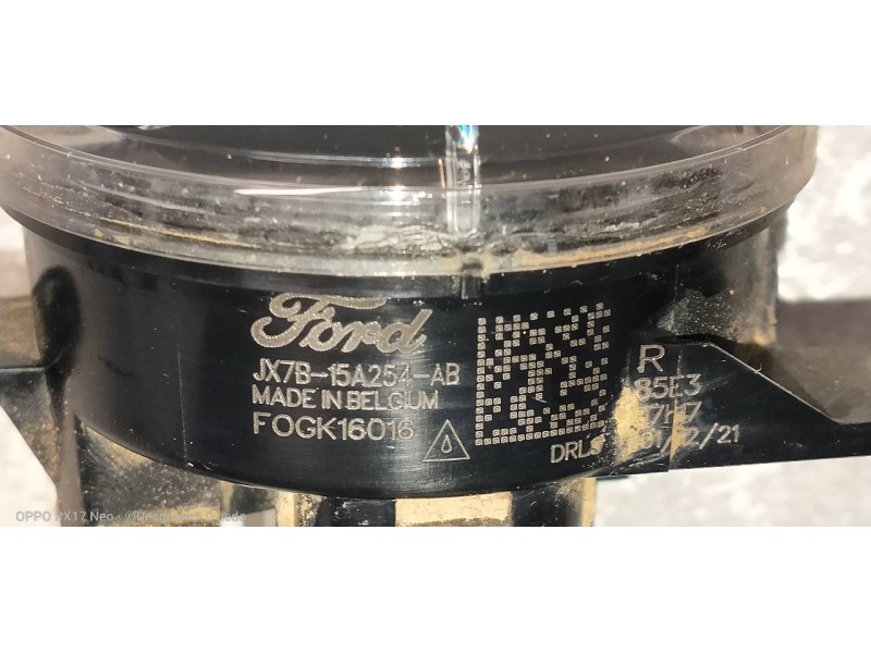 Recambio de faro antiniebla derecho para ford puma st-line referencia OEM IAM JX7B15A254AB  