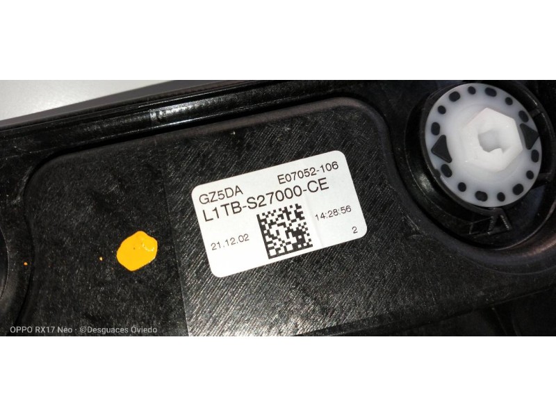 Recambio de elevalunas trasero derecho para ford puma st-line referencia OEM IAM L1TBS27000CE L1TB14A389DC 