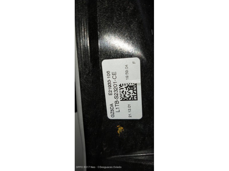 Recambio de elevalunas delantero izquierdo para ford puma st-line referencia OEM IAM L1TBS23201CE L1TB14553BC 