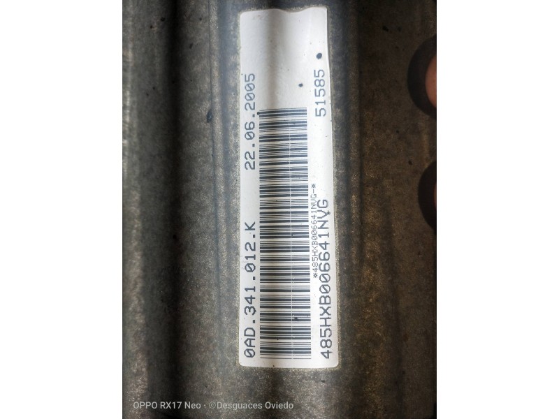 Recambio de caja cambios para volkswagen touareg (7la) tdi v6 referencia OEM IAM GVJ 210405 TR60SN 09D300036T 05DG306696