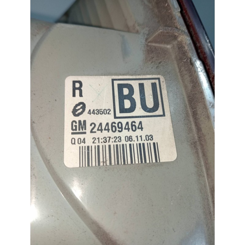 Recambio de piloto trasero derecho interior para opel vectra c caravan elegance referencia OEM IAM 24469464  