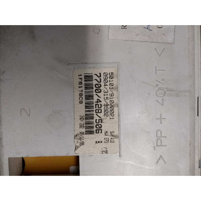 Recambio de cuadro instrumentos para renault clio ii fase i (b/cbo) 1.9 diesel referencia OEM IAM 7700428506B  
