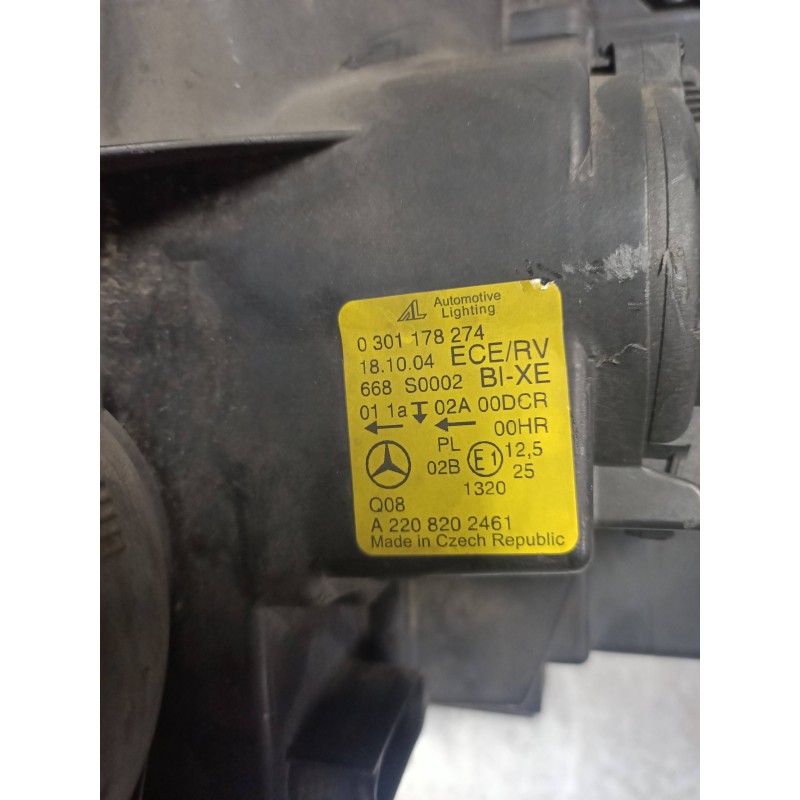 Recambio de faro derecho para mercedes clase s (w220) berlina 3.2 cdi cat referencia OEM IAM 0301178274 A2208202461 