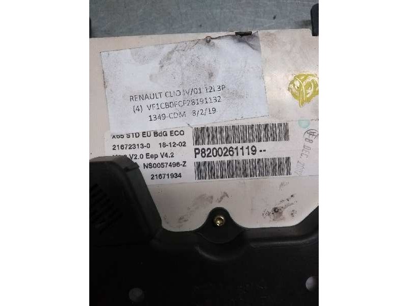 Recambio de cuadro instrumentos para renault clio ii fase ii (b/cb0) authentique referencia OEM IAM P8200261119  