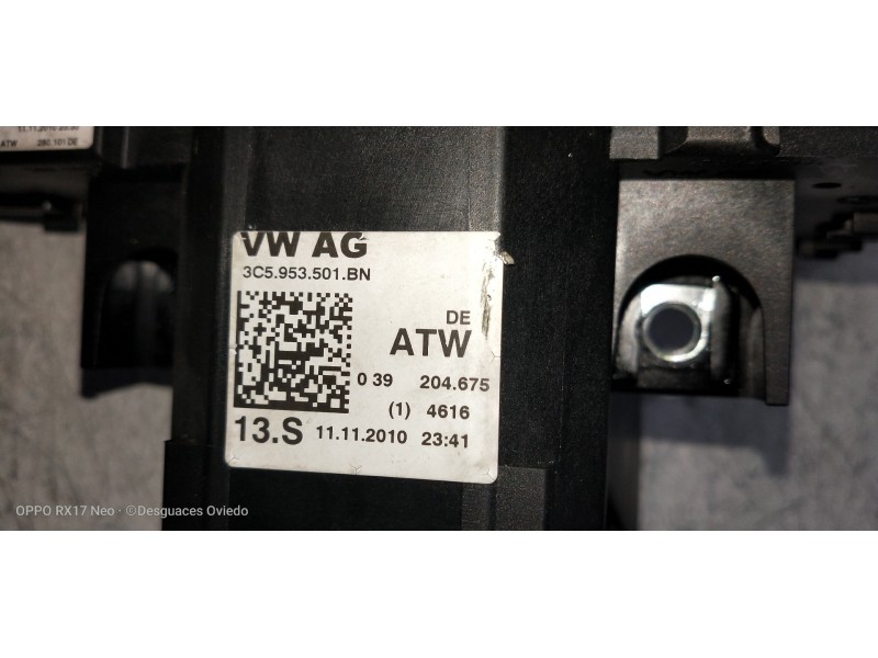 Recambio de mando luces para volkswagen passat lim. (362) 1.6 tdi dpf referencia OEM IAM 3C5953501BN 3C5953502B 