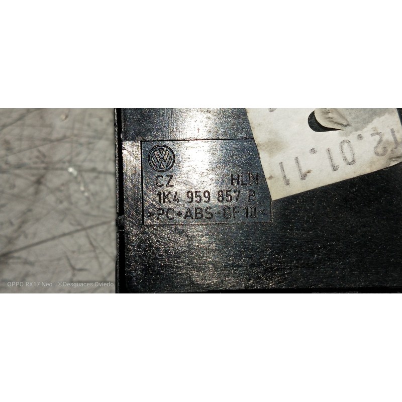 Recambio de mando elevalunas delantero izquierdo para volkswagen passat lim. (362) 1.6 tdi dpf referencia OEM IAM 1K4959857B  