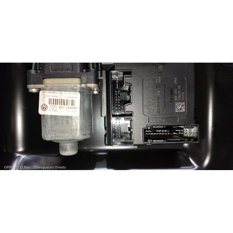 Recambio de elevalunas delantero izquierdo para volkswagen passat lim. (362) 1.6 tdi dpf referencia OEM IAM 3AA837755 3C0959793B