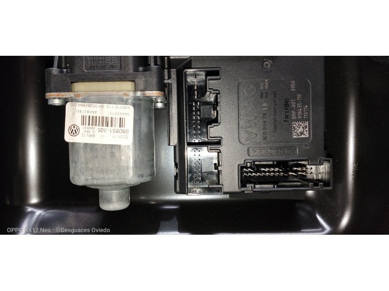 Recambio de elevalunas delantero izquierdo para volkswagen passat lim. (362) 1.6 tdi dpf referencia OEM IAM 3AA837755 3C0959793B